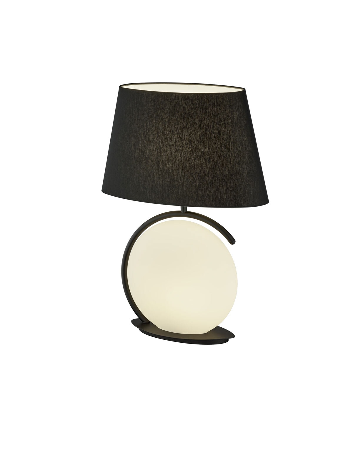 BANKAMP Retrofit Tischlampe NANA 51 cm schwarz