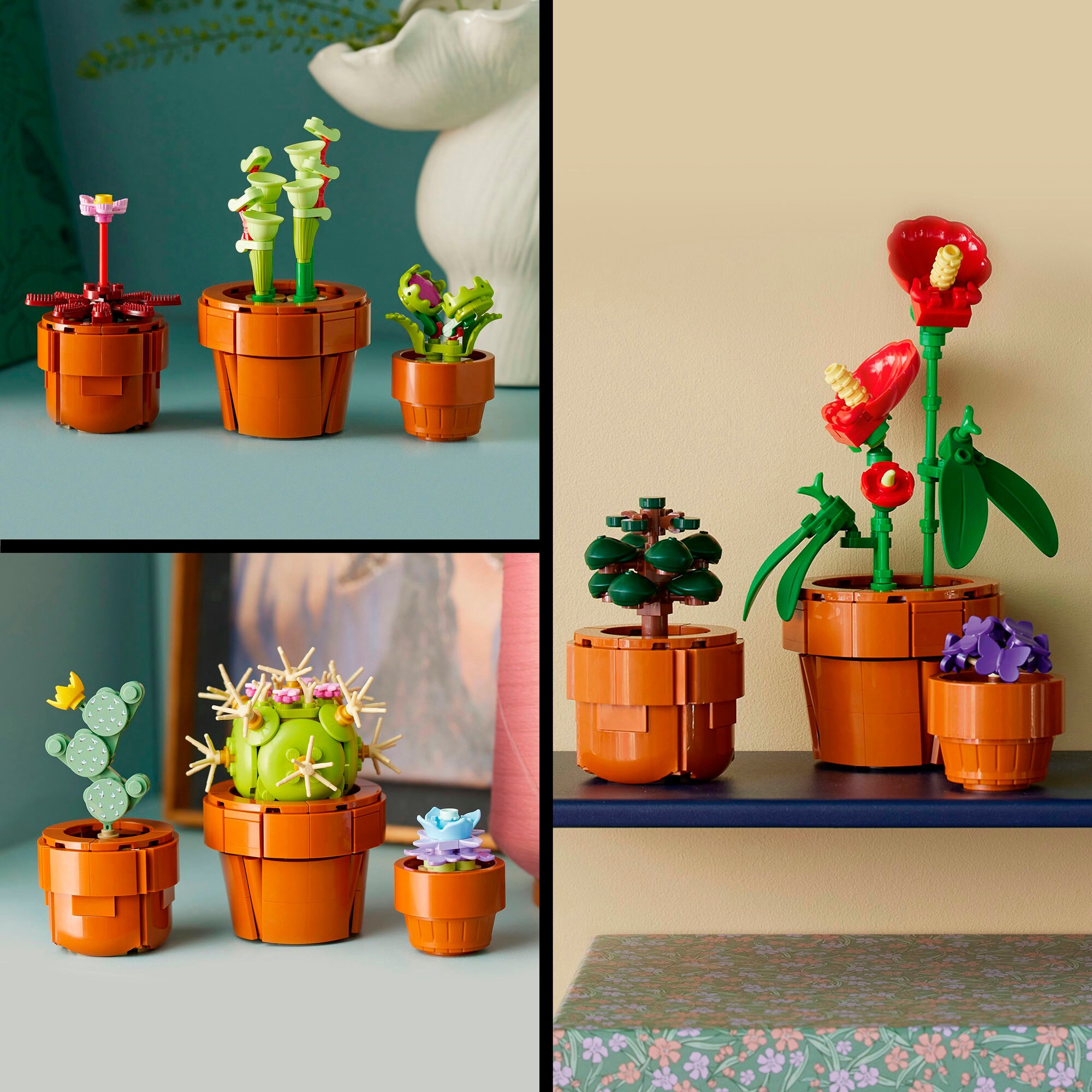 LEGO Konstruktionsspielzeug Icons Mini Pflanzen