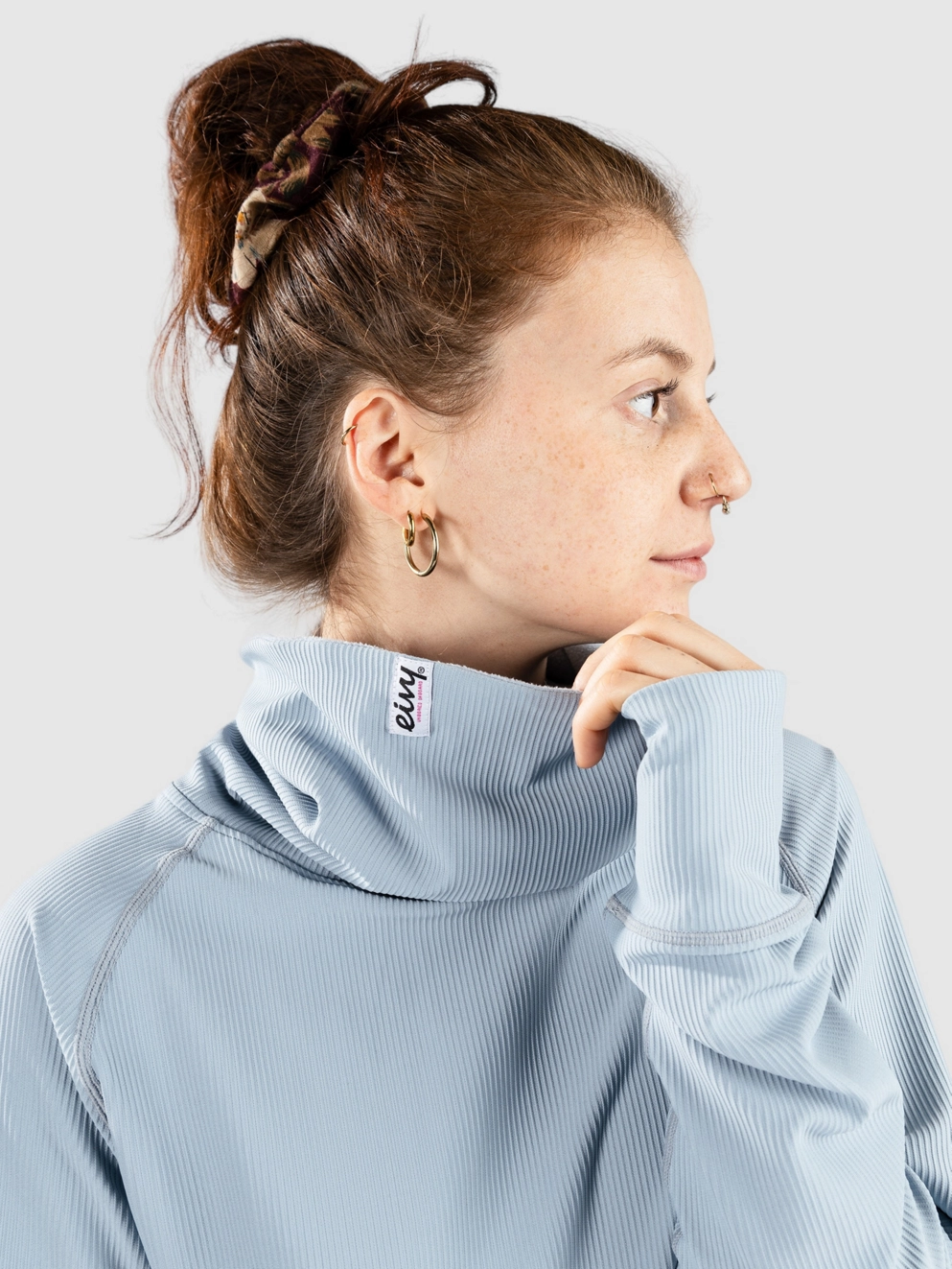 Eivy Icecold Gaiter Rib Base Layer Top faded fog