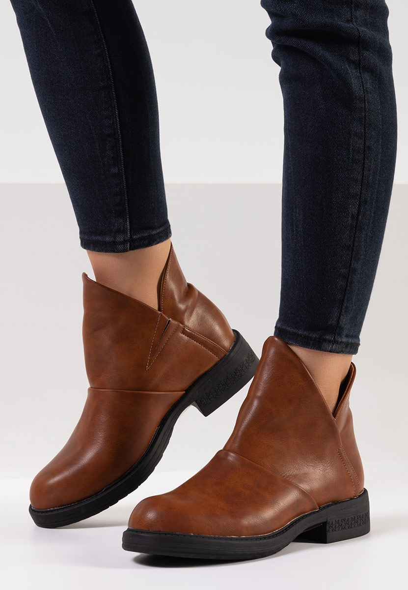 Bottines femme chameau Lariva