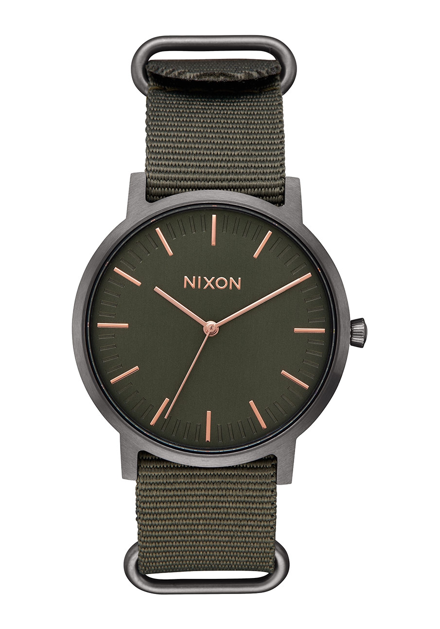 Nixon The Porter Nylon Rose Gold / Gunmetal / Surplus