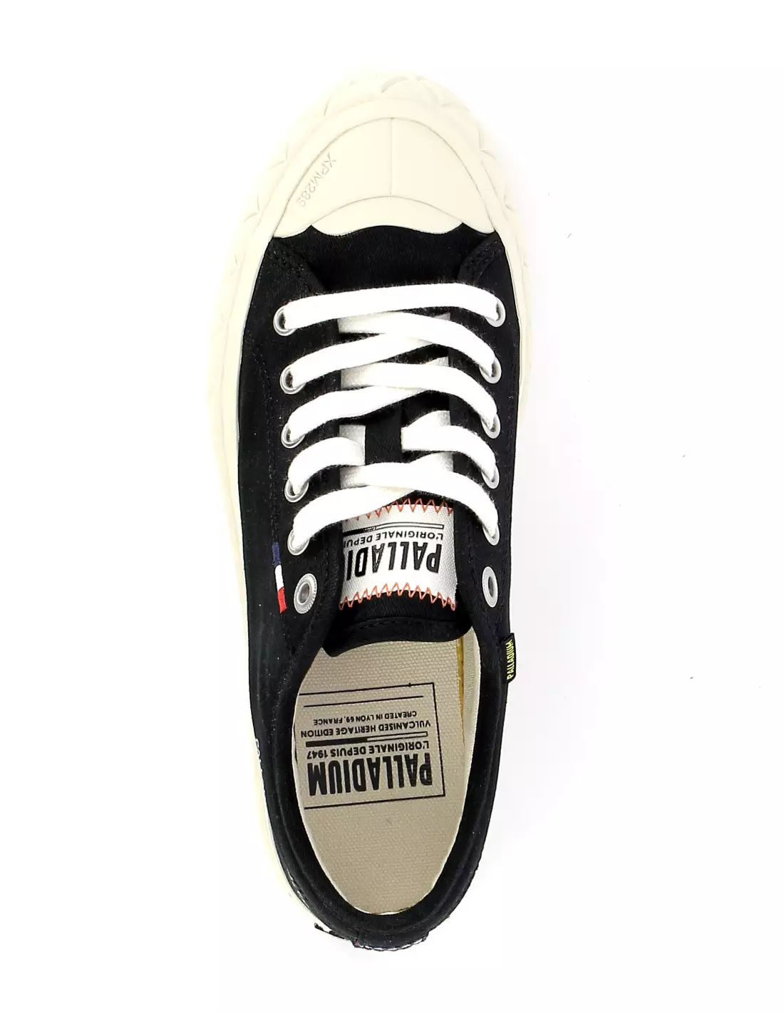 PALLADIUM PALLA ACE CANVAS - Baskets BLACK/WHTASPARAGUS-M