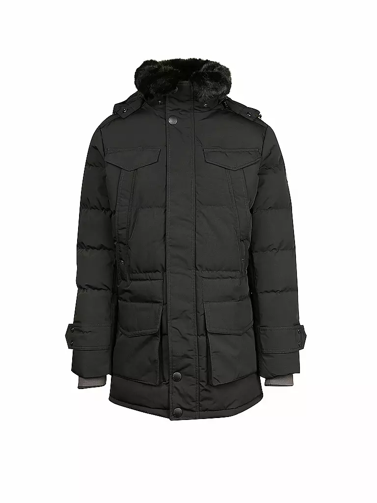 WELLENSTEYN Parka SEAMASTER schwarz