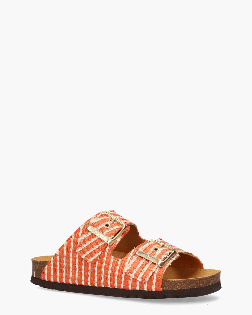 Scholl Noelle Oranje Damesslippers