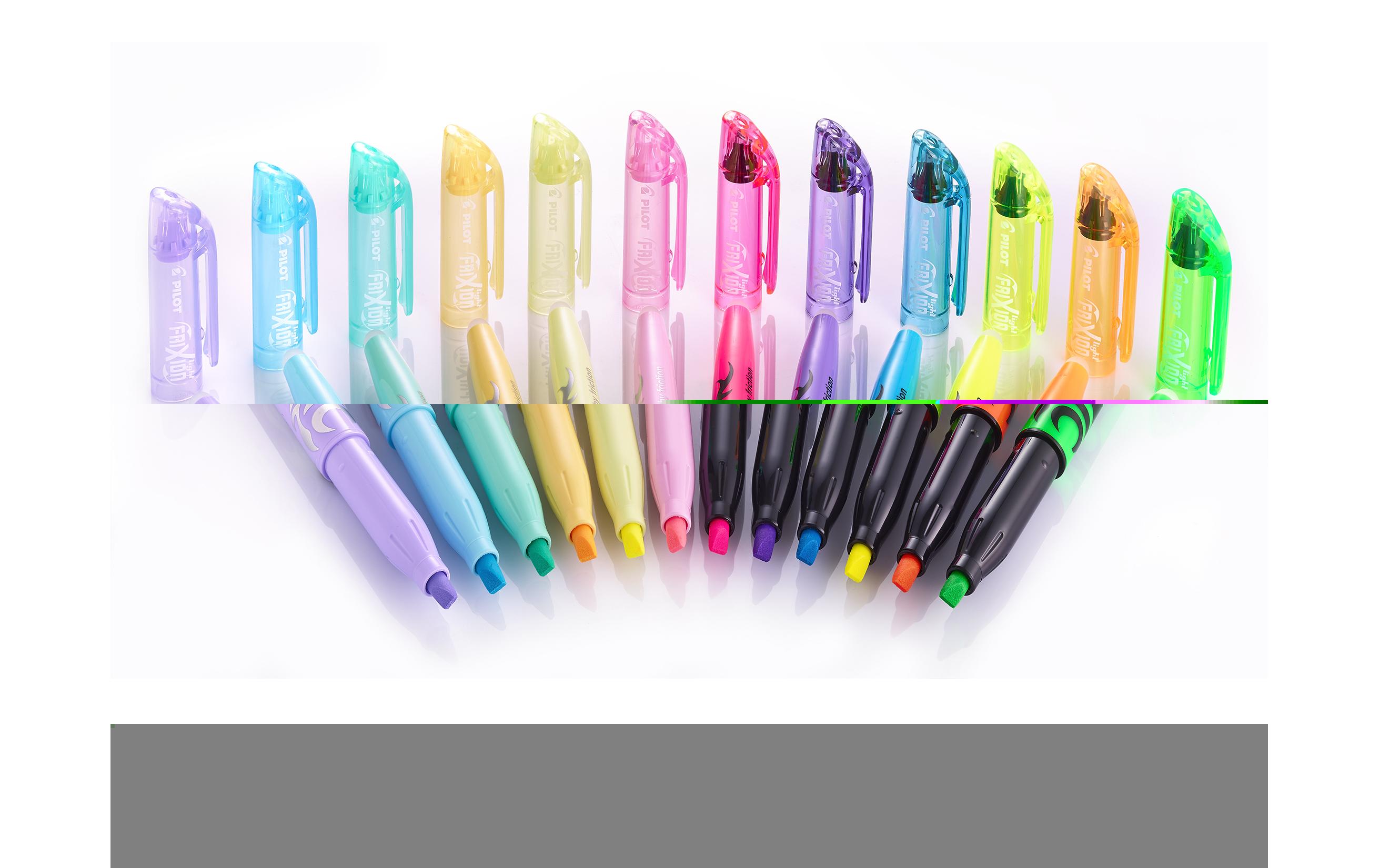 Textmarker FriXion Light Set2Go 4 Stück assortiertRadierbare Leuchstifte in 4 verschiedenen Farben