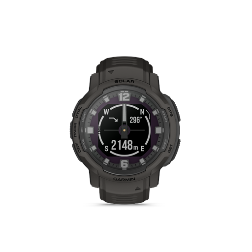 Garmin Instinct Crossover 010-02730-01 Solar Hybrid-Smartwatch, Graphite, 45 mm