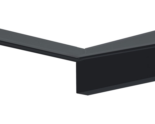 PALRAM-Canopia rechthoekige luifel Sophia helder 2150x950x170 mm aluminium gepoedercoat grijs RAL 7016