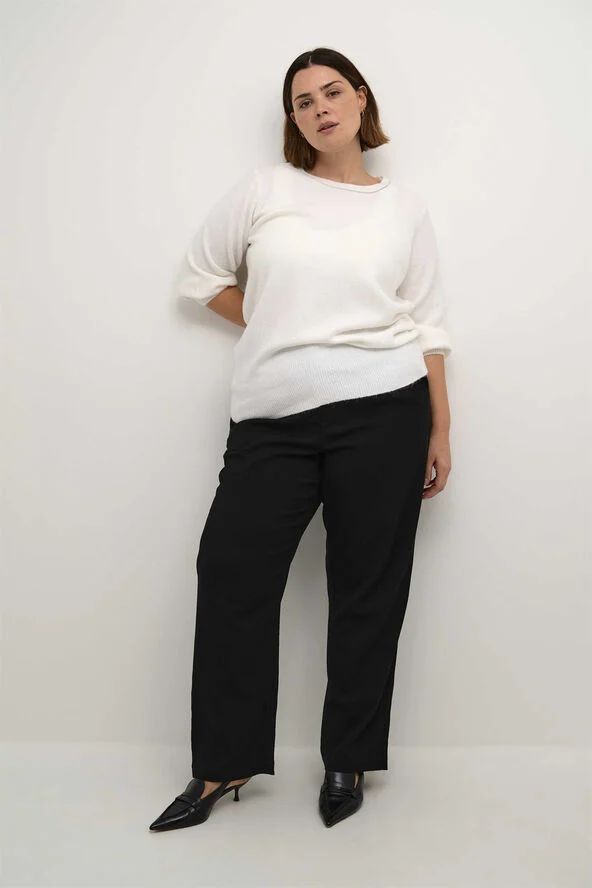 Kaffe Curve KCmerida Pullover Chalk cc.