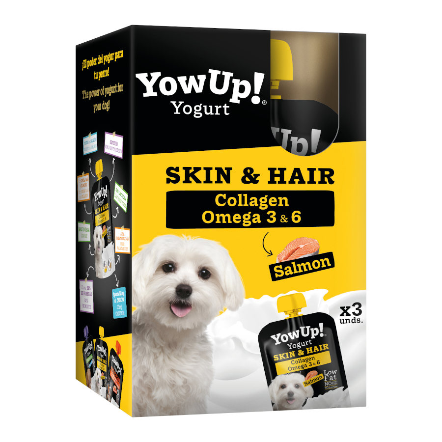 YowUp! Iogurte de Salmão para Pele e Pelos de Cães