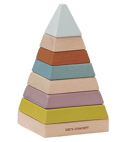 Kids Concept Stablet?rn - Plocktorn Pyramid - Neo - Multi
