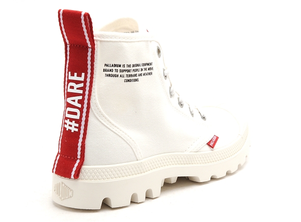 Palladium boots bottine femme pampa hi dare star blanc