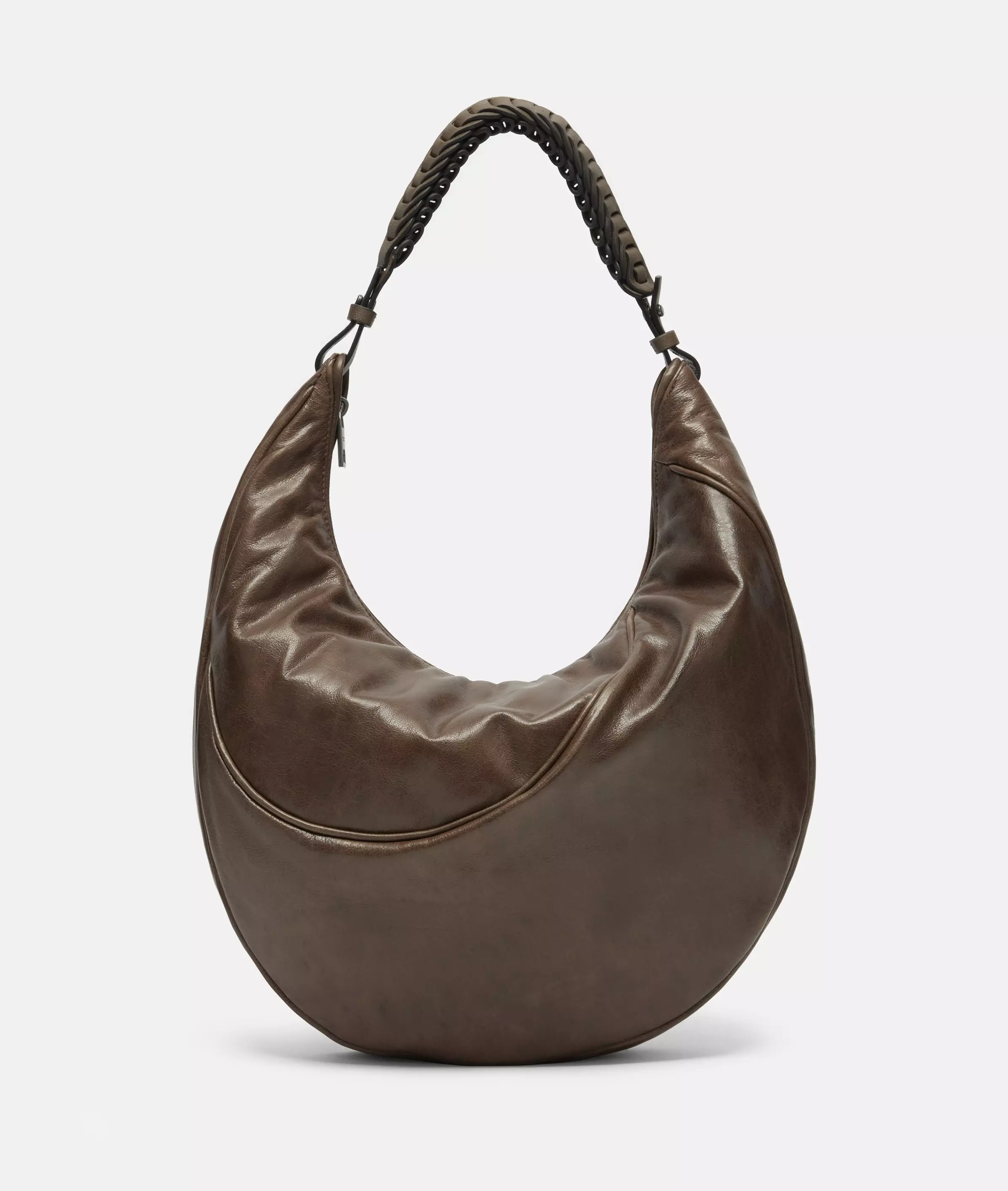 Luna Hobo M Spacious hobo bag made from waxed leather
