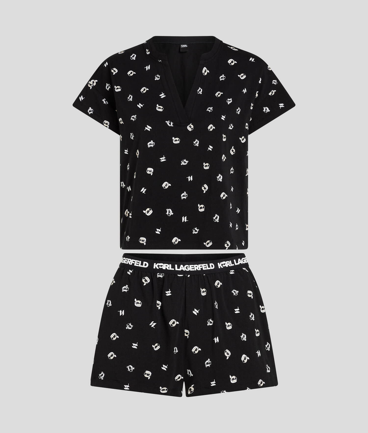ENSEMBLE PYJAMA AVEC SHORT KARL IKONIK