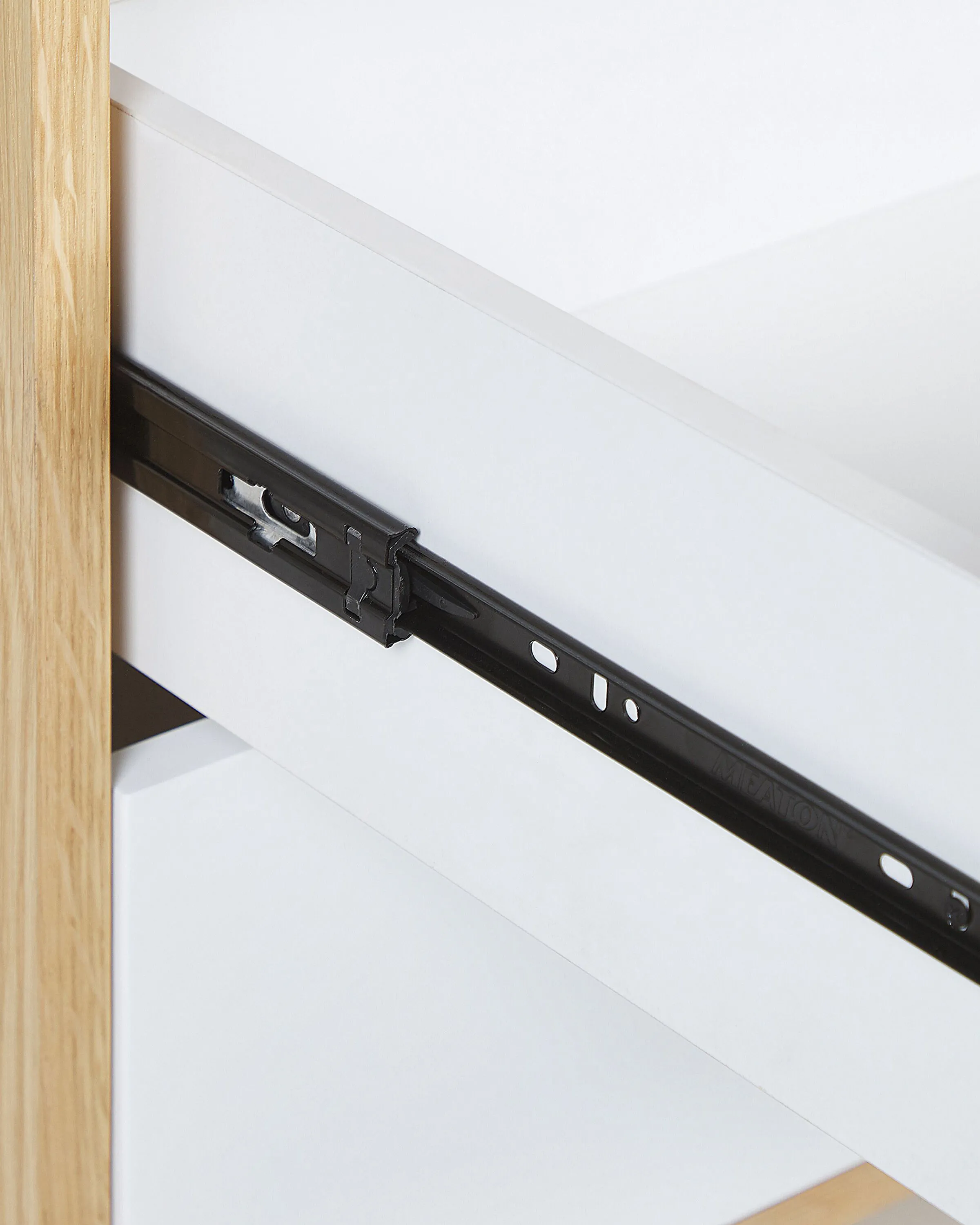 Rek RICHMOND 139 cm Licht eikenhout