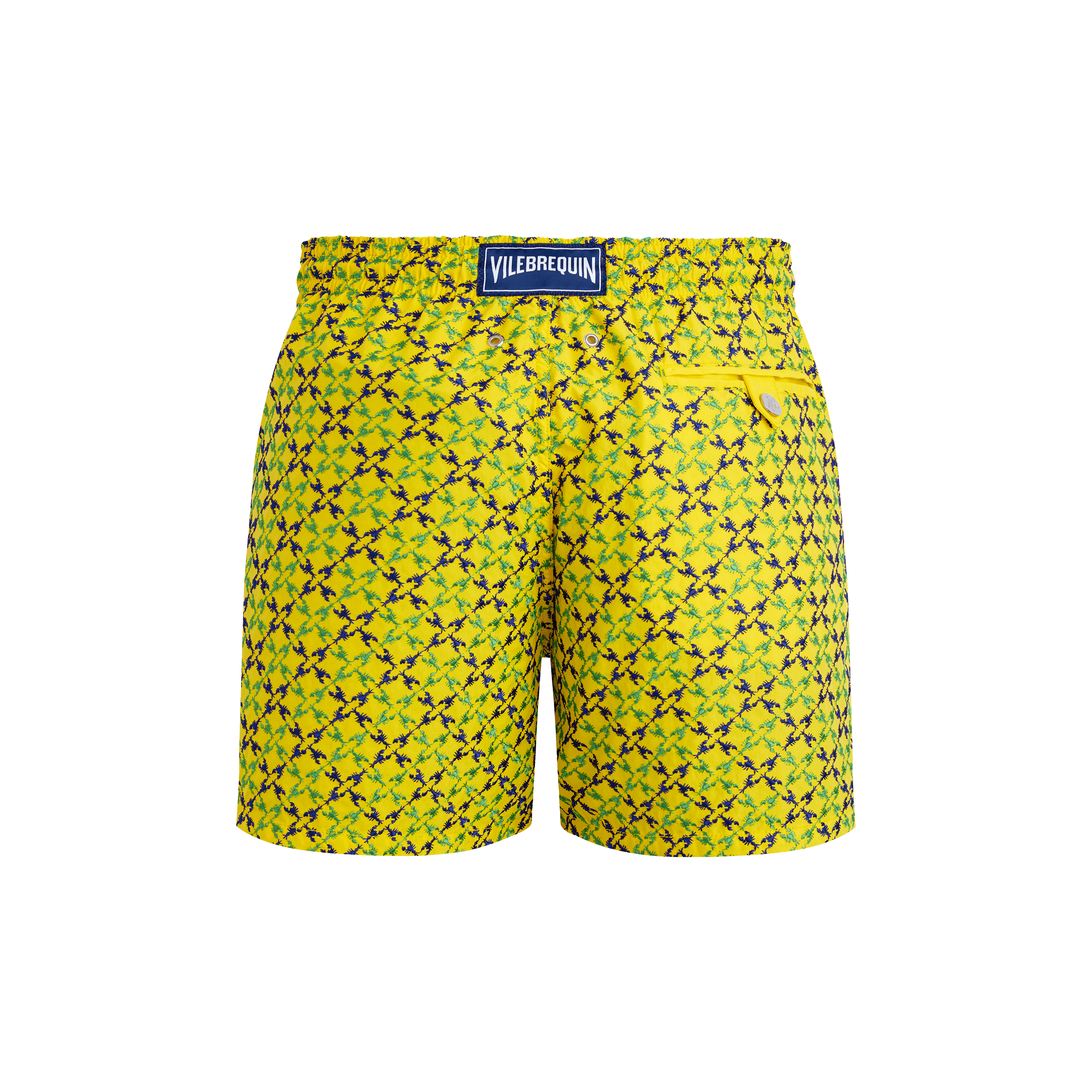 Maillot de bain homme brodé Homard Pixel - Edition Limitée
