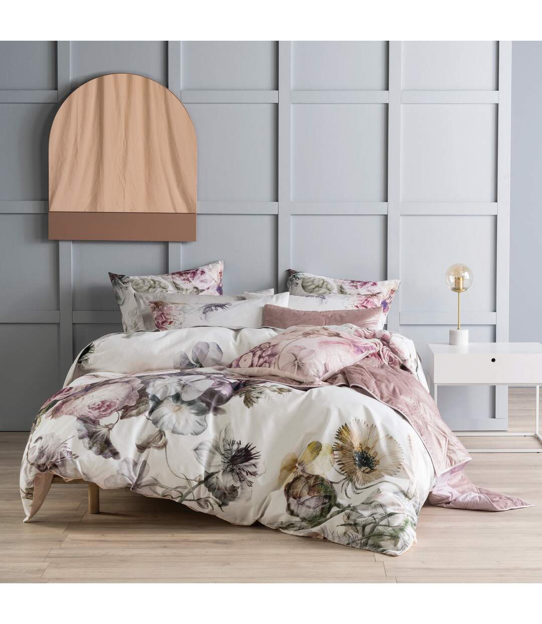 Linen House - Parure de lit ELLARIA (Multicolore) - UTRV1303