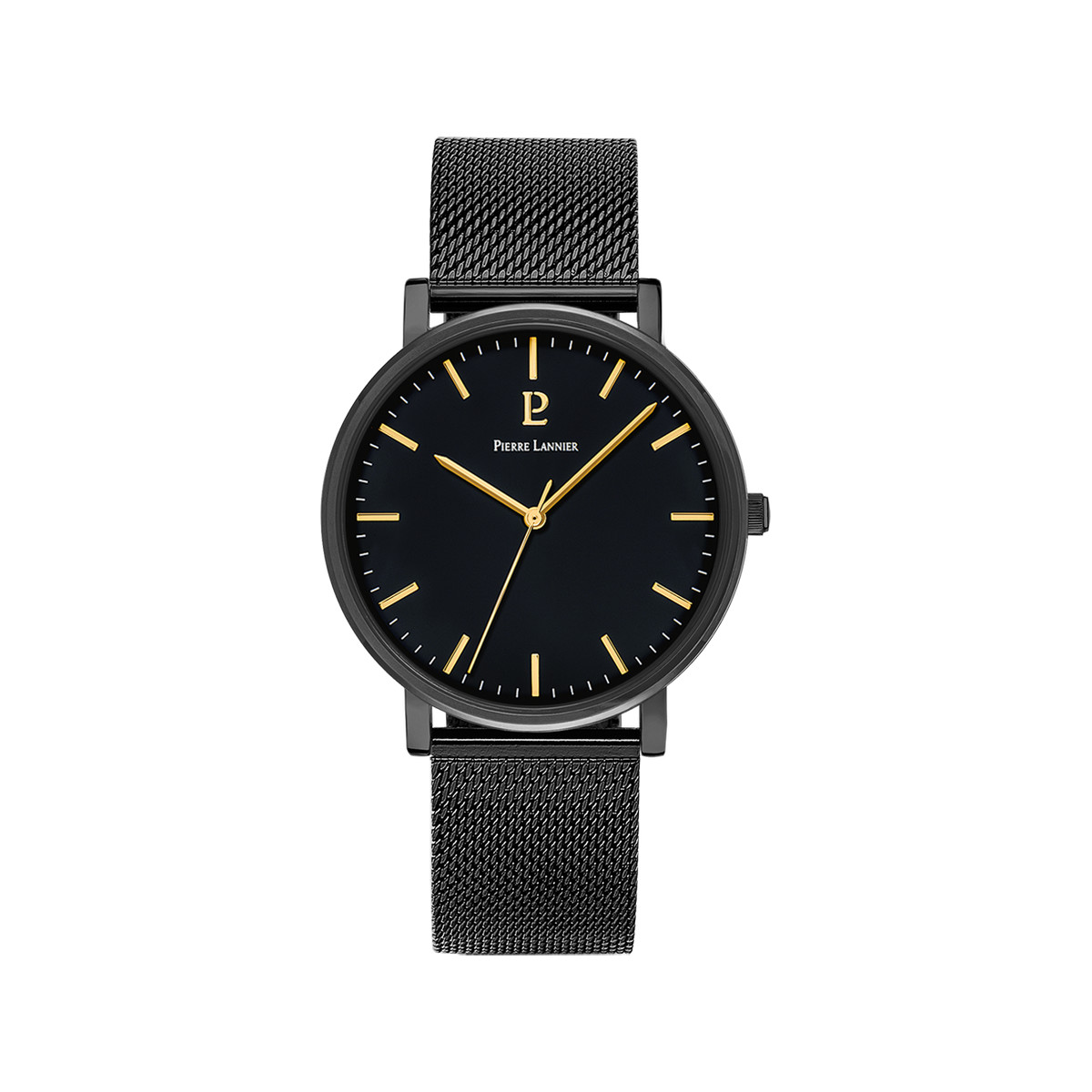 Montre PIERRE LANNIER essential homme bracelet acier noir
