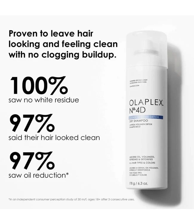 (250ml) No.4D Clean Volume Detox Dry Shampoo Alle Haartypen und Farben