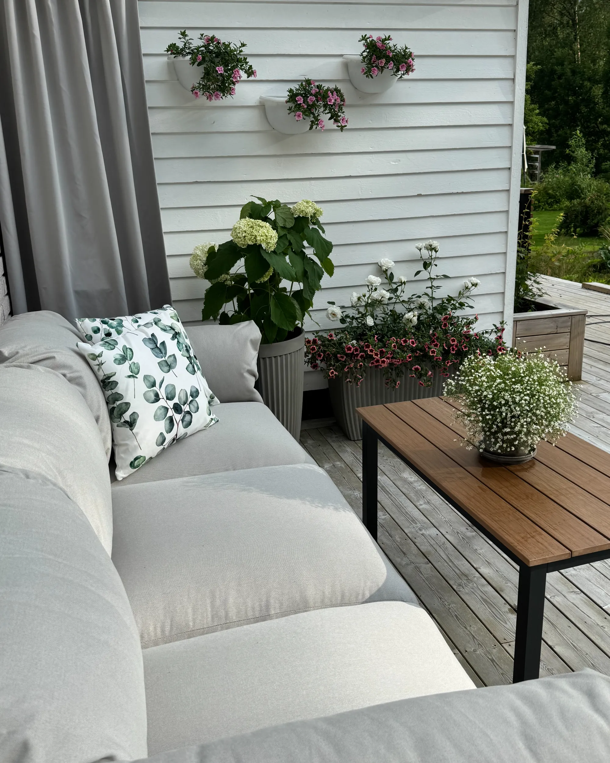Tuin loungebank 3-zits ESPERIA Metaal Grijs