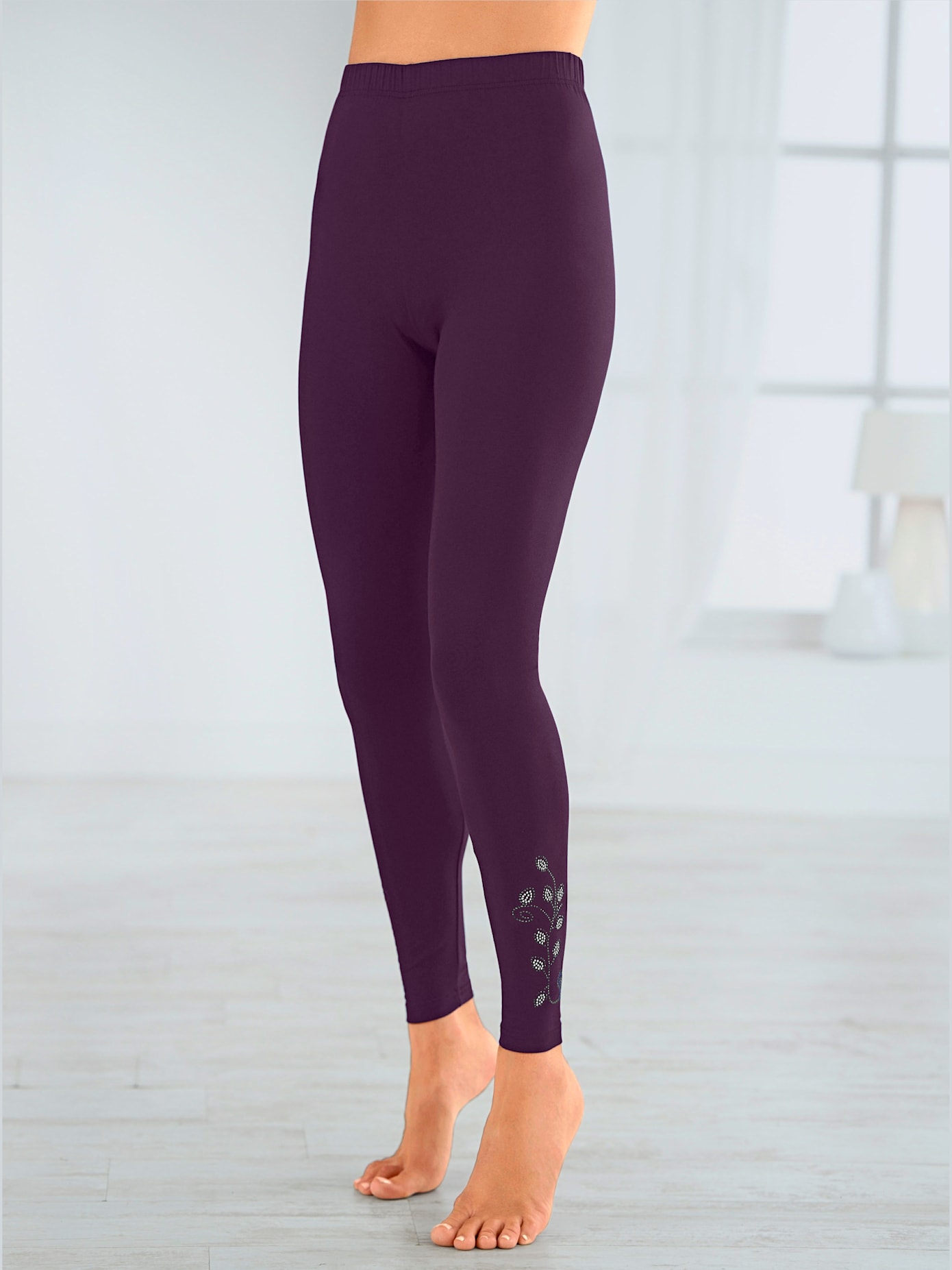 Legging jersey fin