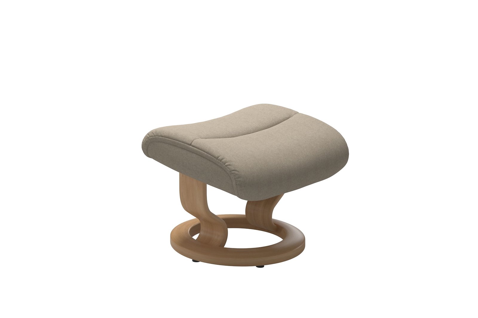 View (M) krakk Tekstil Calido Light Beige - Classic - Eik