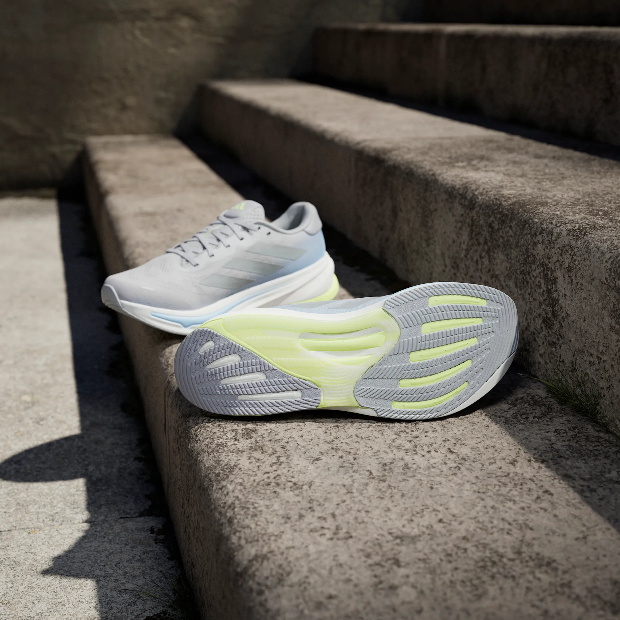Adidas Men's Supernova Rise 2 Grey Two/matte Silver/hi-res Yellow
