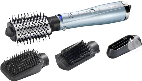 BaByliss Hydro-Fusion 4en1 Anti-Frizz Brosse Soufflante 1 Kit