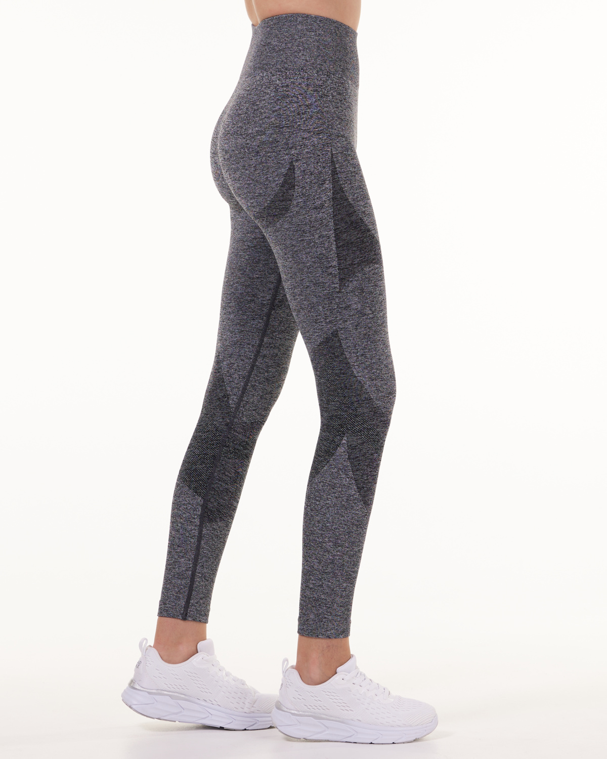 LEVITY Solar Seamless Tights Grey Marl 22