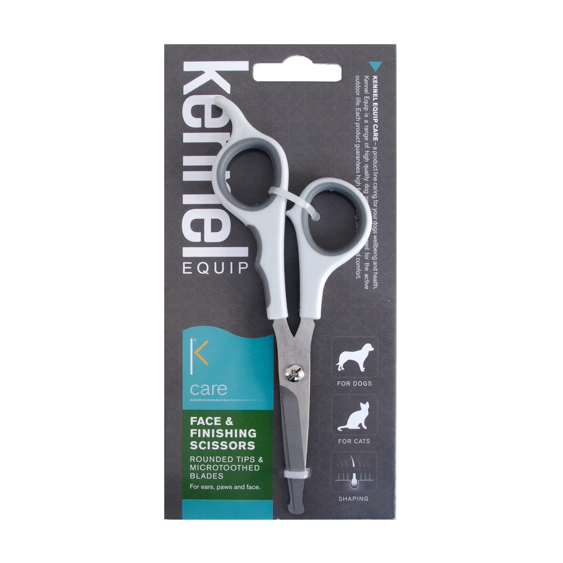 Kennel equip Kennel Equip Care Face & finishing scissors 15,5cm
