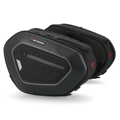 Sacoches cavalières SW-MOTECH PRO BLAZE H AVEC SUPPORT (2 x 20 litres) - Noir