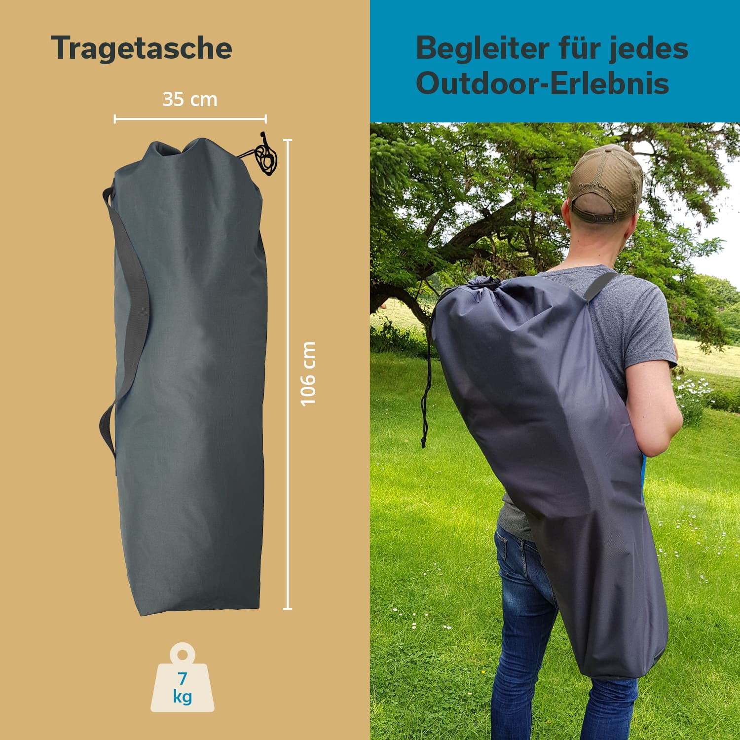Skandika Moonchair Deluxe XXL groene Vouwstoel