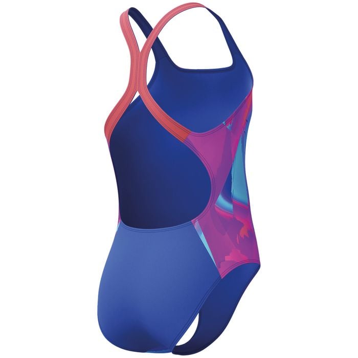 Speedo ECO+ Digital Allover Powerback Badpak Meisjes