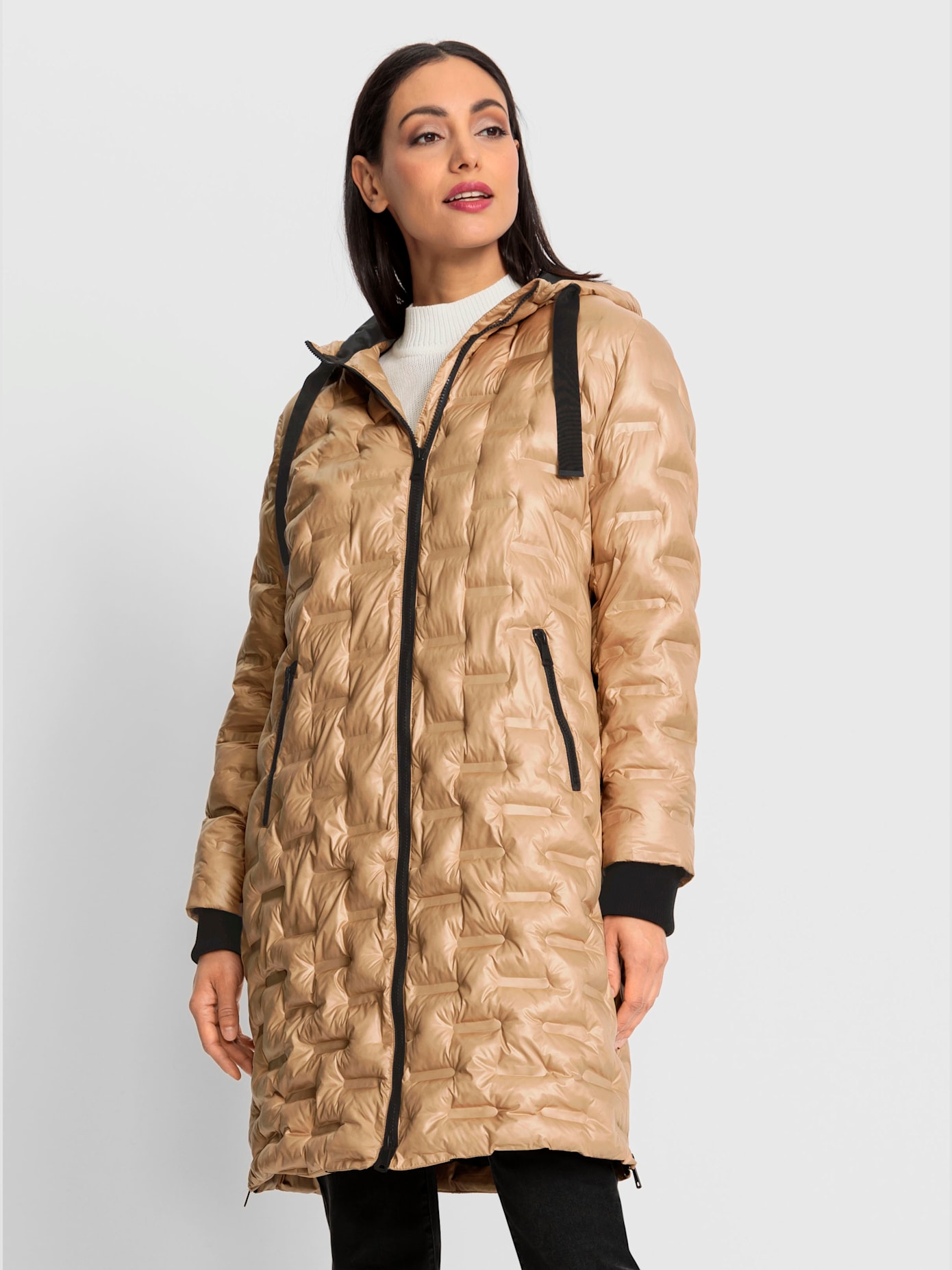 Manteau matelassé superbe motif matelassé