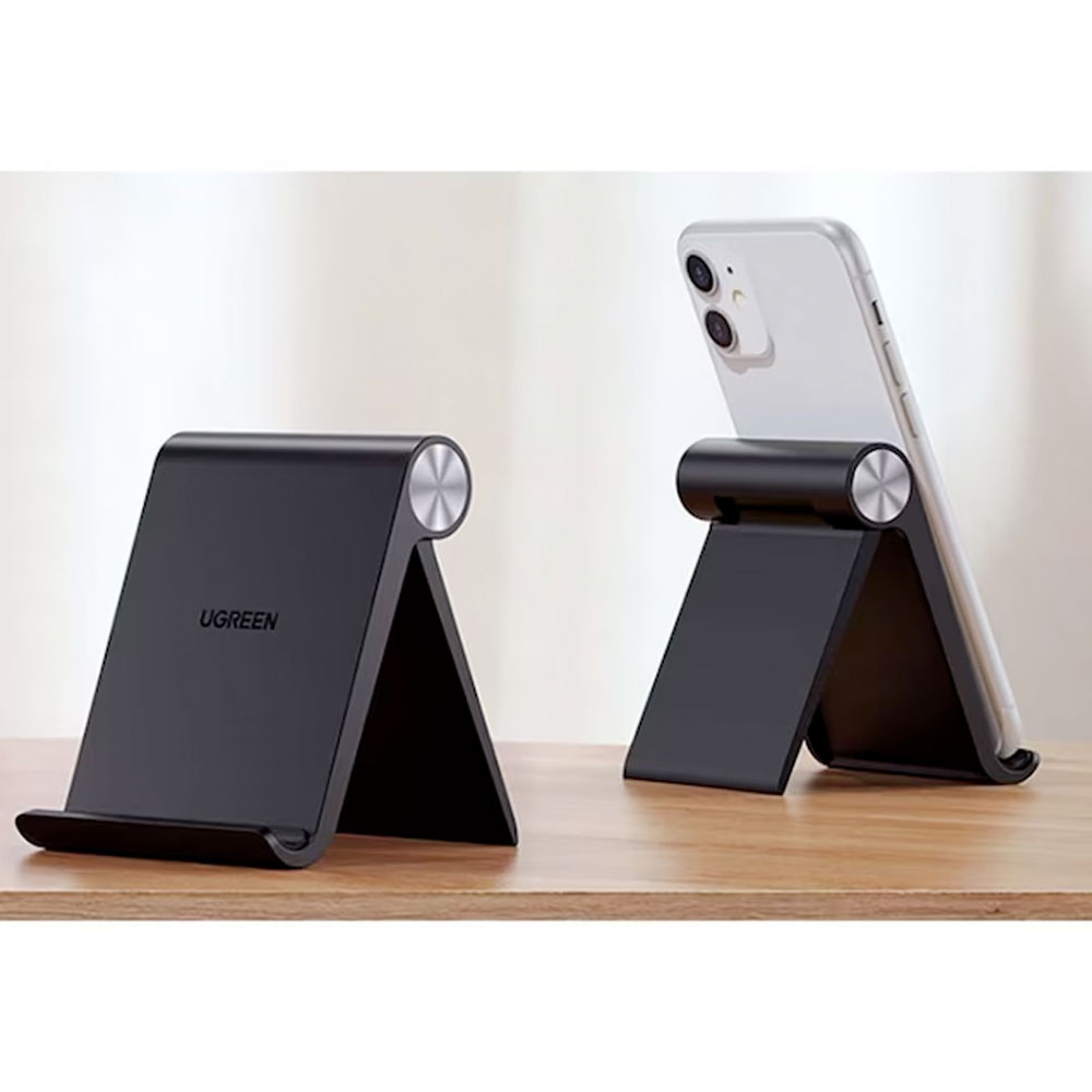 Multi-Angle Phone Stand Universal Smartphone Halterung 15-100° Grad Verstellbarer Tablet Ständer Halter (50747) - Schwarz