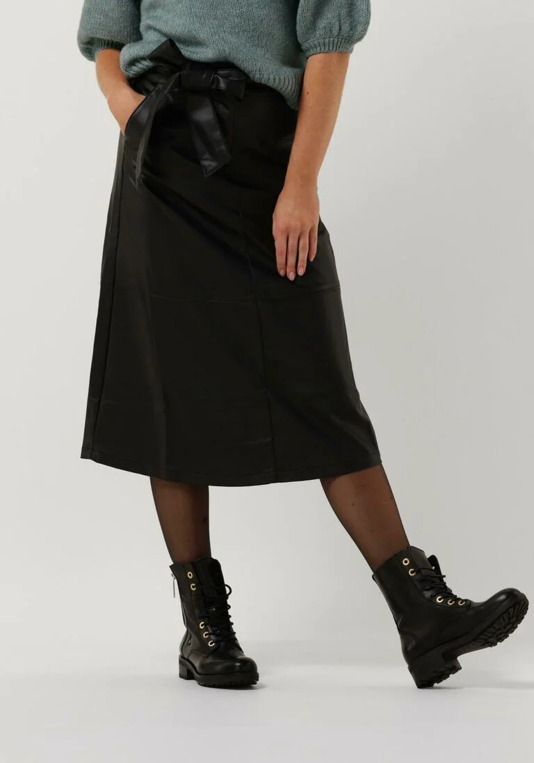 JANSEN AMSTERDAM zwarte jansen amsterdam midirok vivian