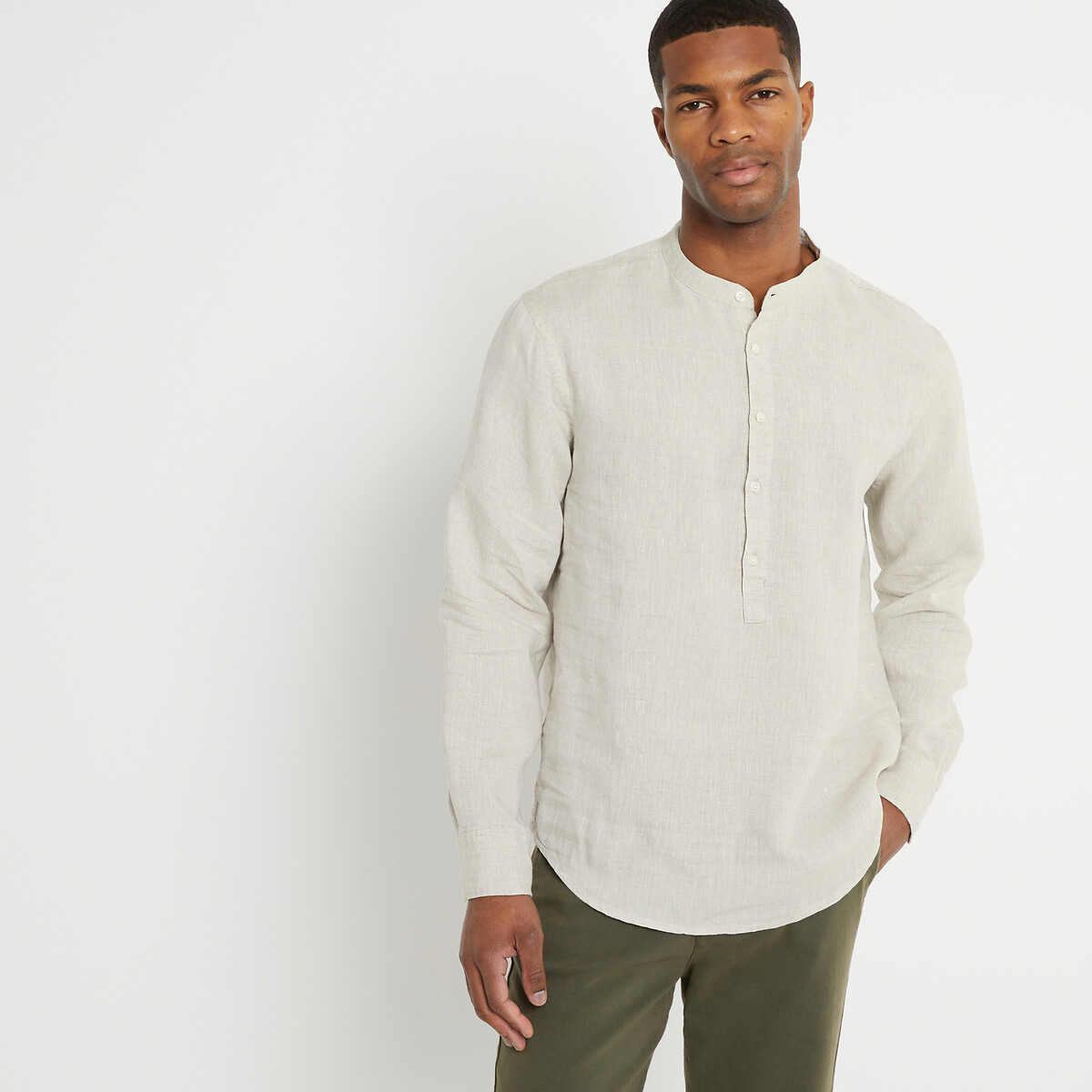 COLEÇÕES LA REDOUTE<br>Camisa de linho
