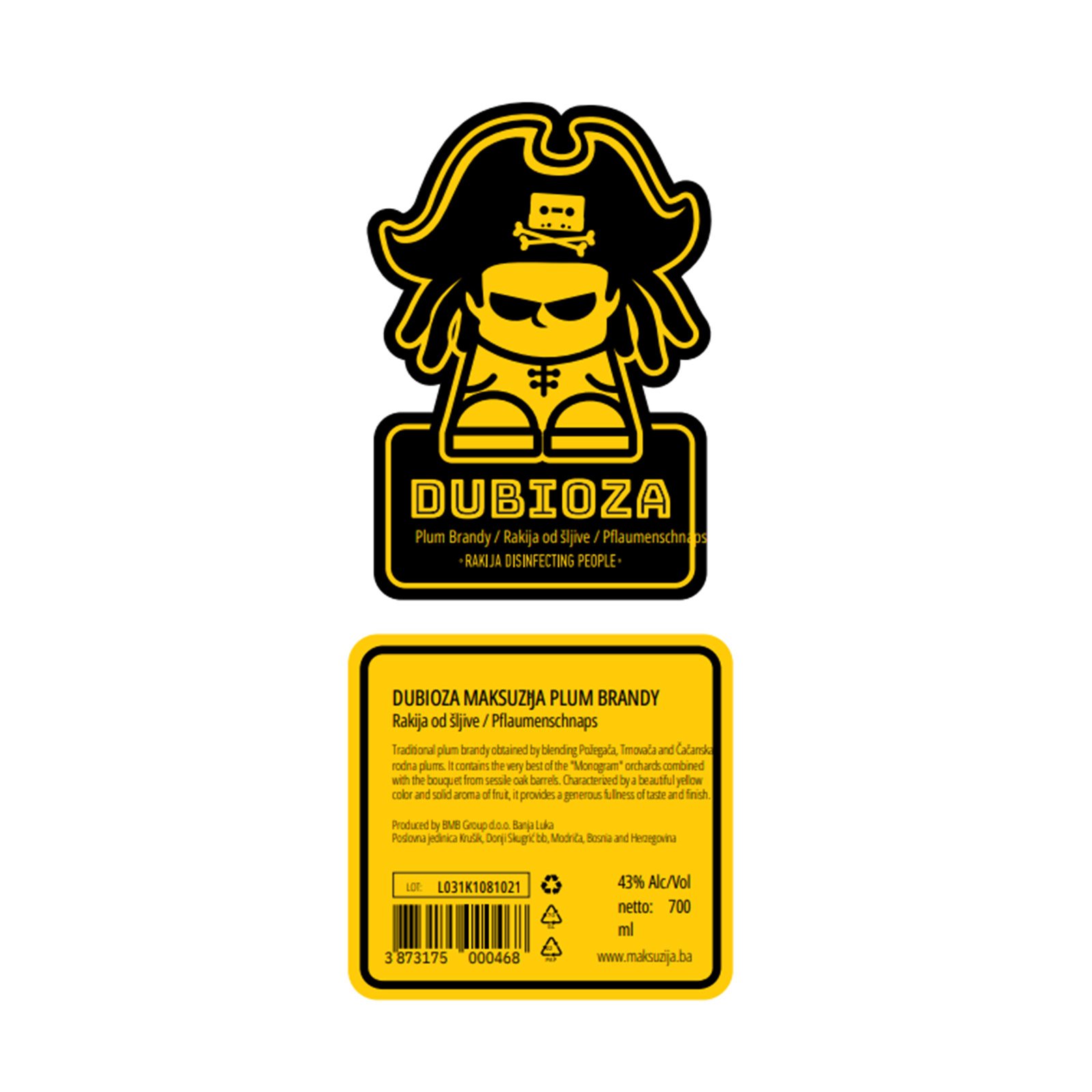 Dubioza Pflaumenschnaps