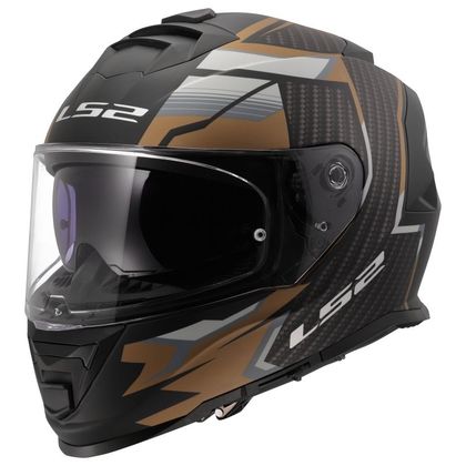 Casque LS2 FF800 - STORM II - TRACKER - Noir / Beige