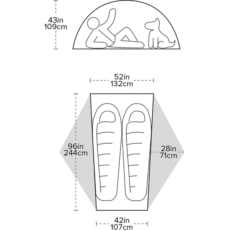 Big Agnes Copper Spur HV UL 2 Long Zelt