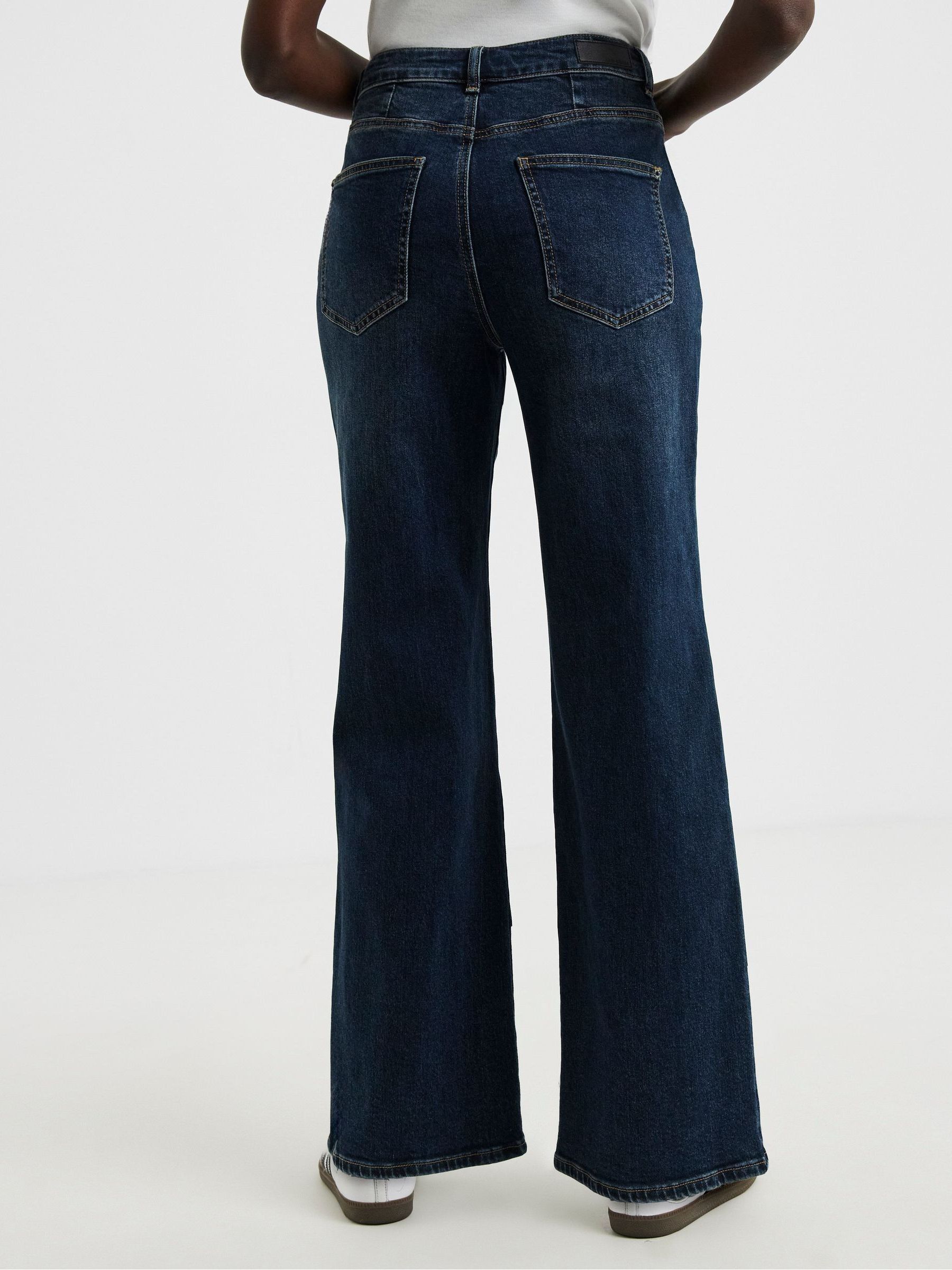 Blauw - JD Williams Authentic Wide Leg Jeans