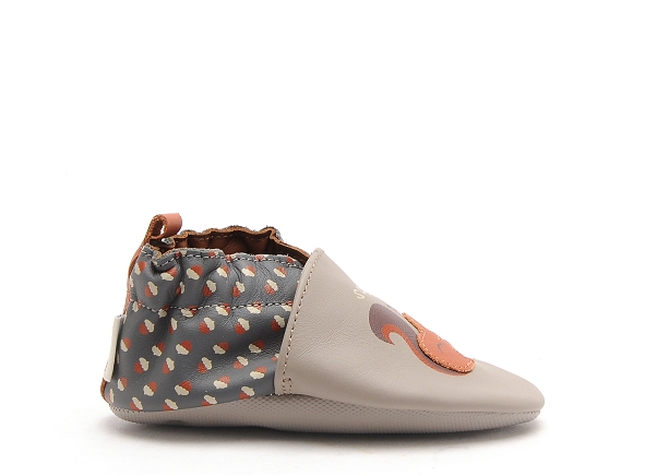 Robeez chaussons bebe woodcutters gris