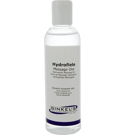 Ginkel’s Hydrofiele massage olie (200 ml)