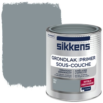 Sikkens grondlak buiten zijdeglans grijs 750 ml