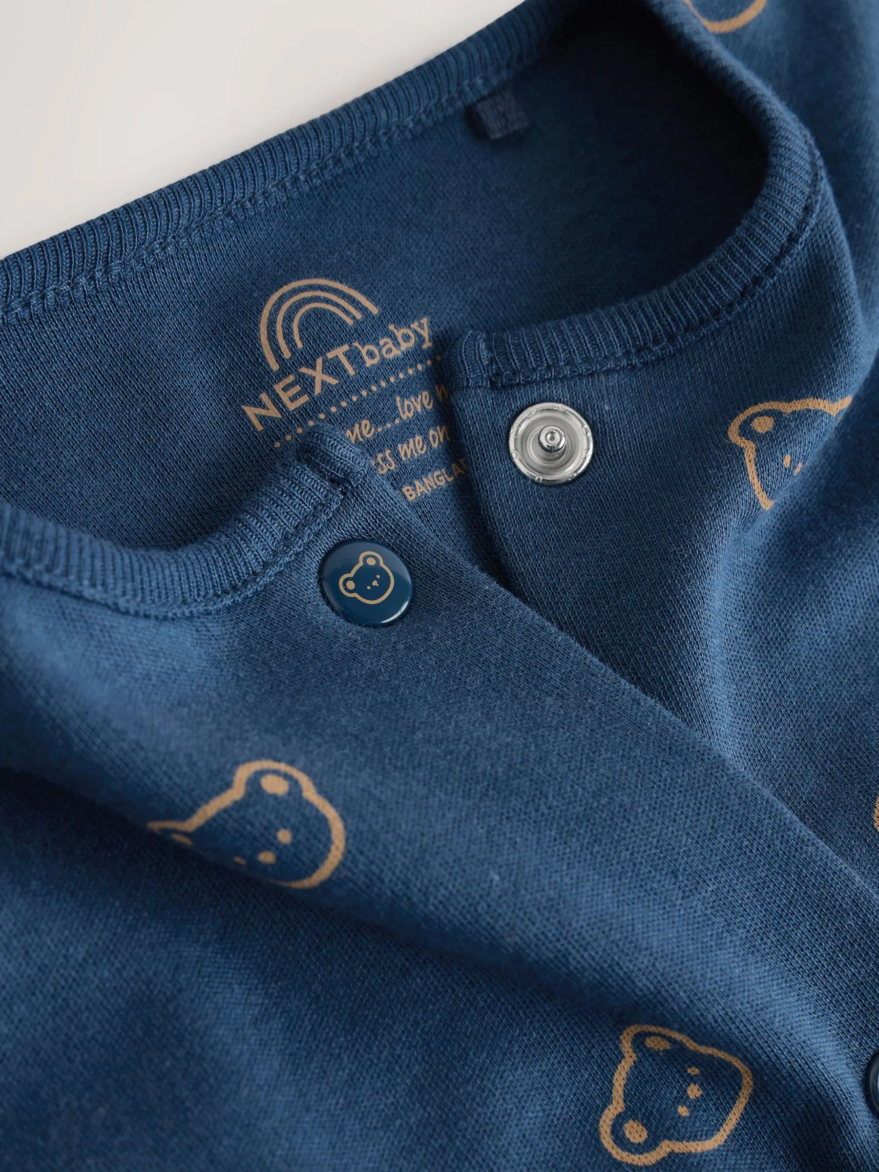 Navy Daddys Little Cub - Baby Family-pyjama (0-2jr)