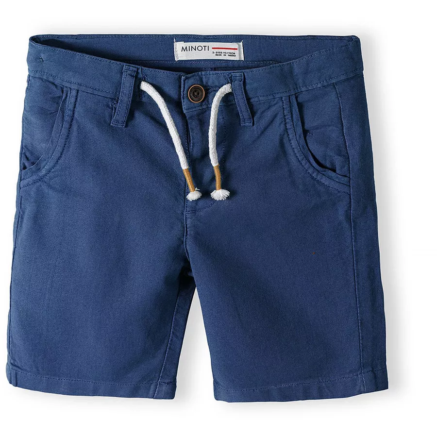 MINOTI Leinenshorts Dunkelblau
