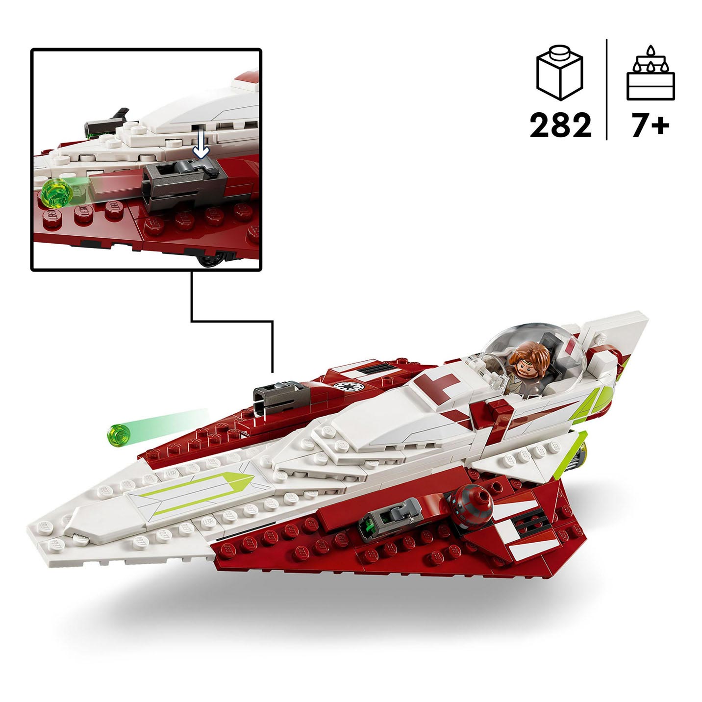 LEGO Star Wars 75333 De Jedi Starfighter Obi-Wan Kenobi