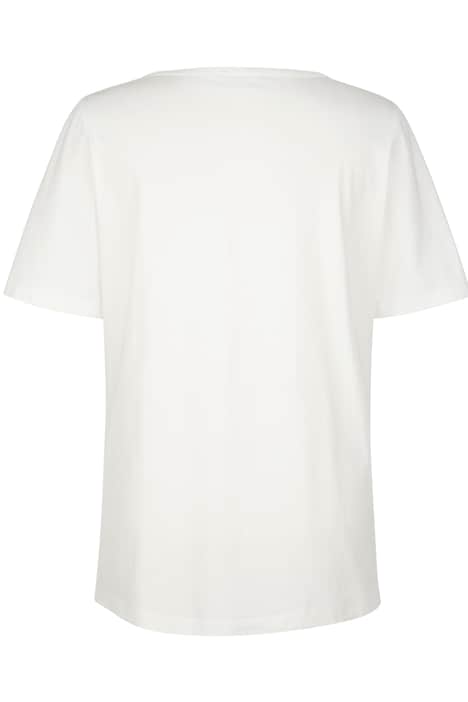 T-Shirt, Ziersteinchen, Rundhals