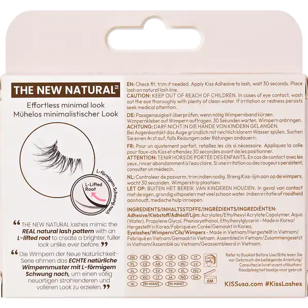 The New Natural Half Lash - Glowy Skin