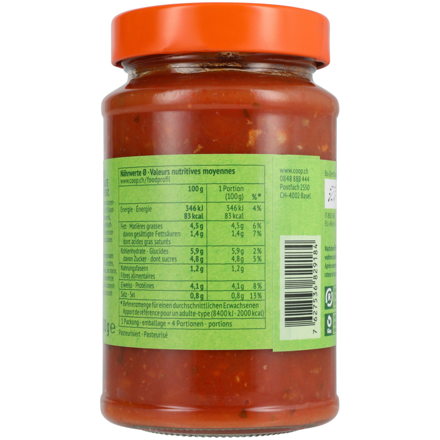 Bio 365 Sugo Bolognese