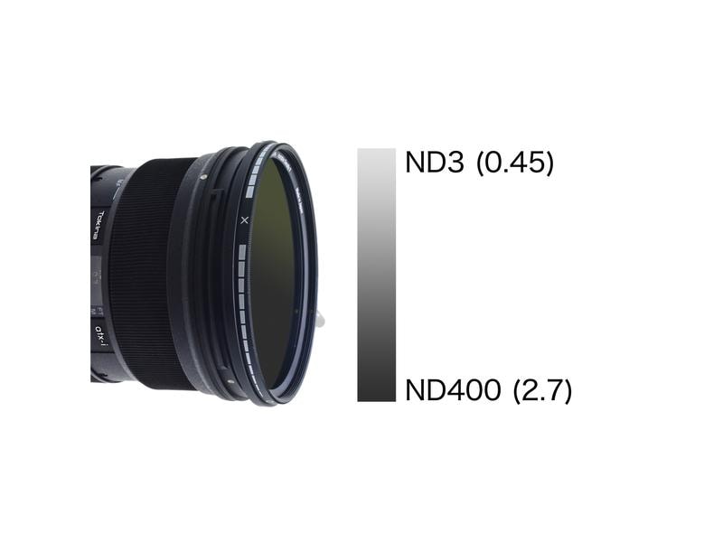 Hoya Graufilter Variable Density II ND3-400 – 52 mm Filter mit einstellbarer Dichte und einem ND-Bereich von 1.5 bis 9 Blendenstufen (ND3-400)